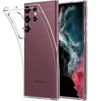 Силиконов гръб ТПУ ултра тънък за Samsung Galaxy S22 Ultra 5G S908B кристално прозрачен 